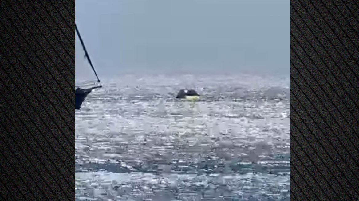 Αυτοκίνητο έπεσε στη θάλασσα στον Όρμο Υστερνίων Τήνου - Δείτε βίντεο 