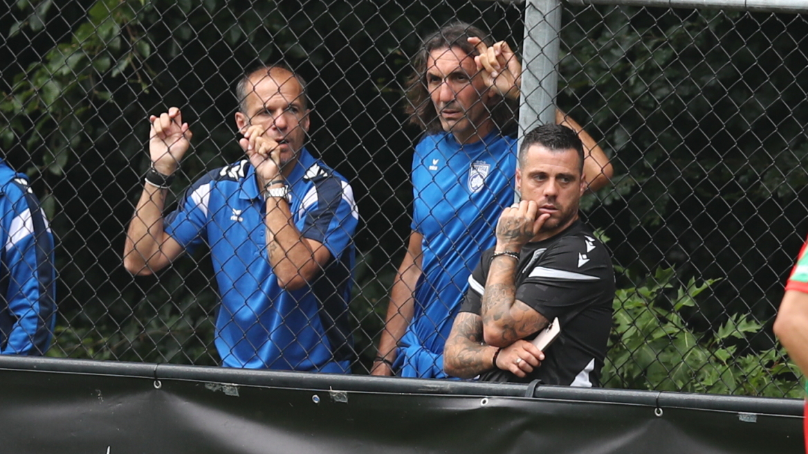 Μπασινάς και Κυργιάκος είδαν το παιχνίδι του ΠΑΟΚ με τη Ναϊμέγκεν - Φωτογραφία 