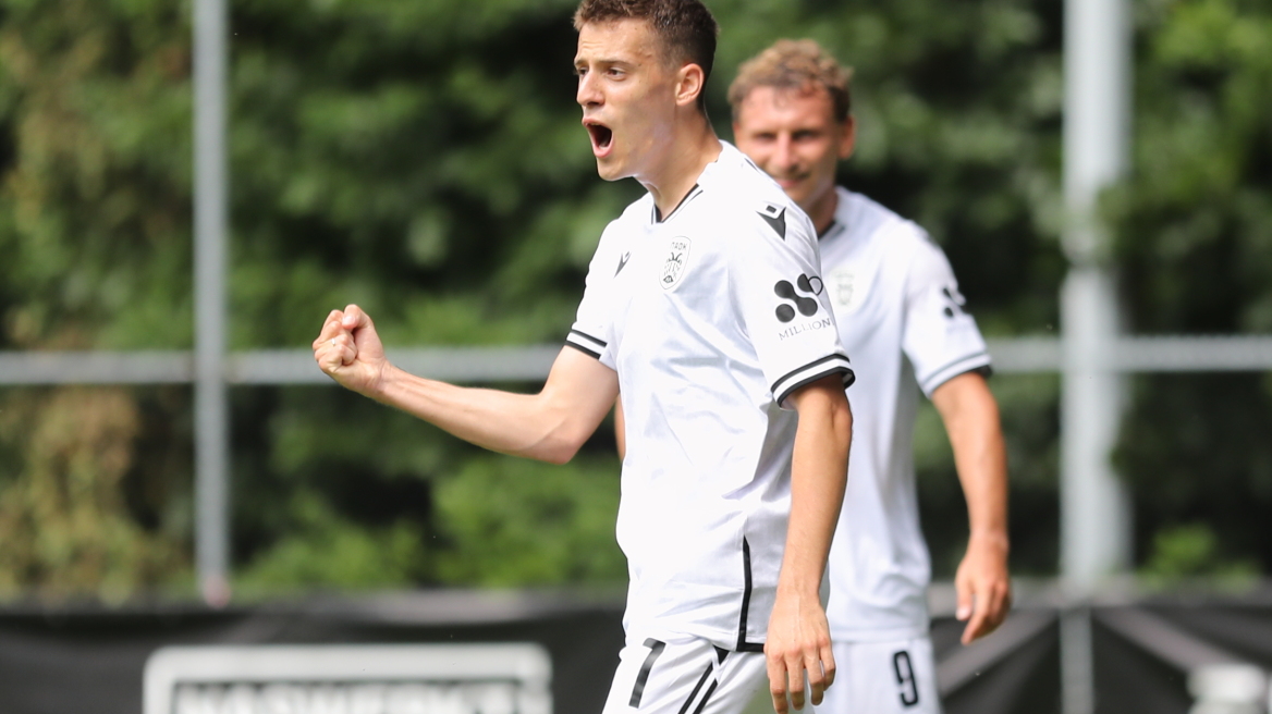 ΠΑΟΚ: Σκόραρε κόντρα στη Ναϊμέγκεν και  πανηγύρισε έξαλλα ο Κωνσταντέλιας - Δείτε το γκολ