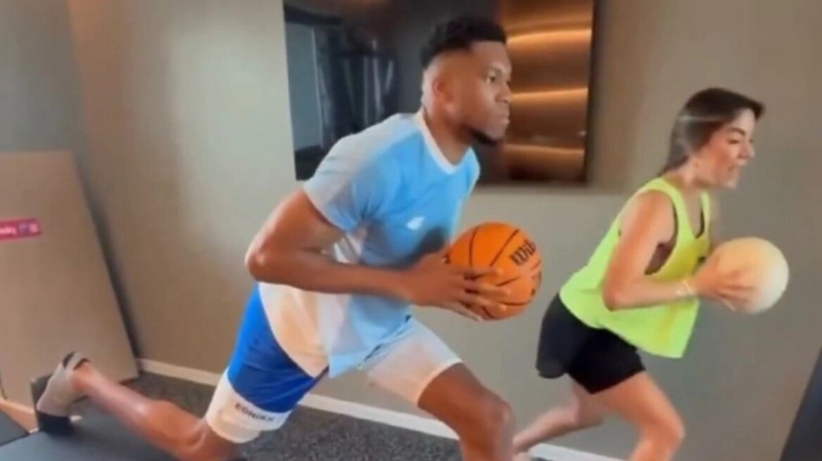 Ξεκίνησε ατομική προετοιμασία με τα γαλανόλευκα o Αντετοκούνμπο