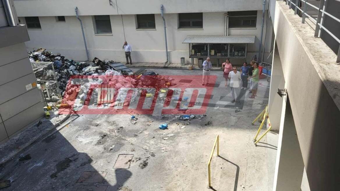 Το νοσοκομείο Άγιος Ανδρέας μετράει τις πληγές του: Αυτοψία για τις ζημιές - Φωτογραφίες