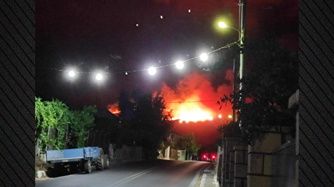 Φωτιά τώρα στη Μεταμόρφωση Μεσσηνίας - Ισχυροί άνεμοι πνέουν στην περιοχή