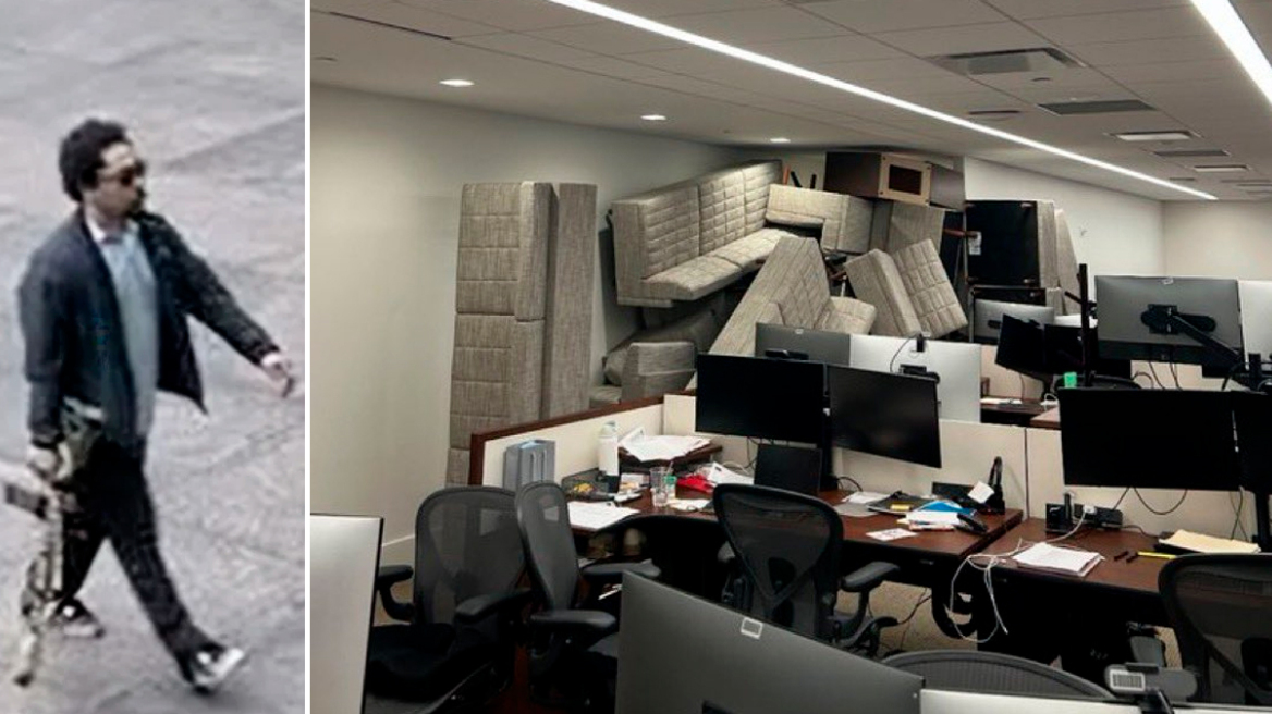 Μπήκε ανενόχλητος με όπλο σε ουρανοξύστη στη Νέα Υόρκη και σκότωσε 4 άτομα - Υπάλληλοι μπλόκαραν την πόρτα με καναπέδες και γραφεία