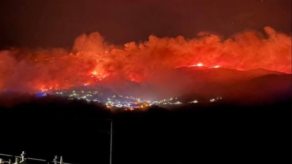 H Πορτογαλία αντιμέτωπη με πολλές δασικές πυρκαγιές - Πάνω από 1.700 πυροσβέστες στη μάχη με τις φλόγες