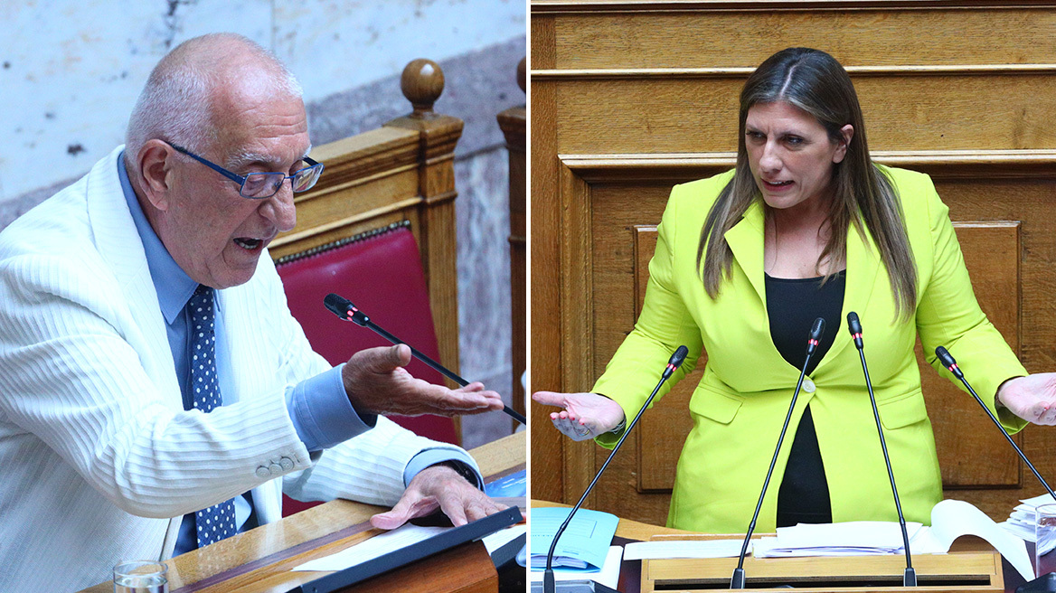 Εκρηκτικός διάλογος Κακλαμάνη - Κωνσταντοπούλου στη Βουλή: «Σιγά την αντιπολίτευση, αν δεν σας αρέσω κάντε μου πρόταση μομφής»