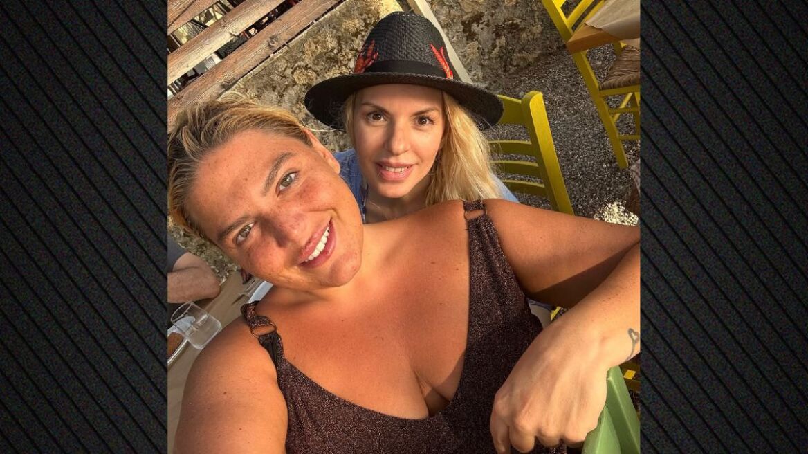 Η Δανάη Μπάρκα κάνει διακοπές με την Αννίτα Πάνια στην Καλαμάτα - Δείτε φωτογραφία