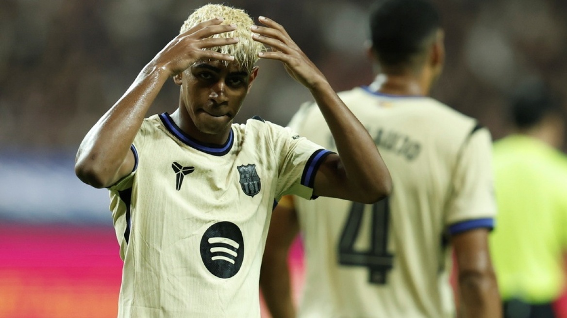 Ο Γιαμάλ στέλνει μήνυμα… στέψης από τη Σεούλ με τα πρώτα του γκολ με το Νο10 - Βίντεο

