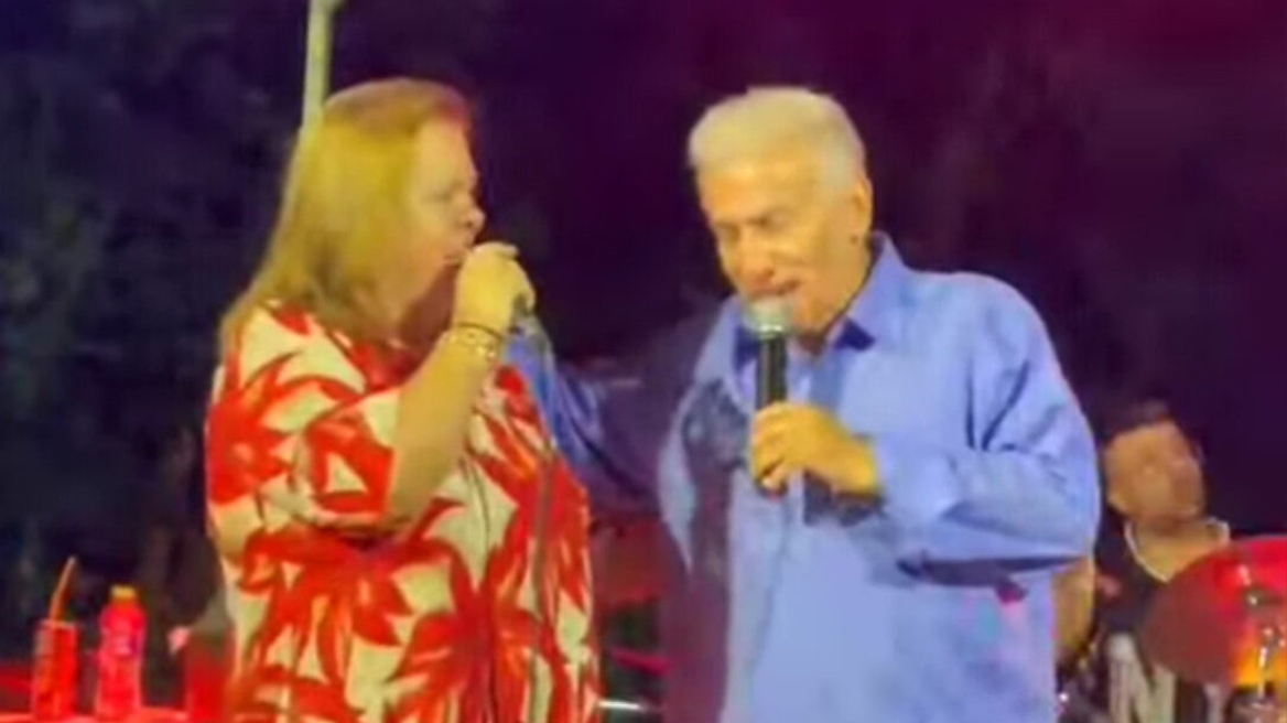 Έφη Θώδη - Παναγιώτης Ψωμιάδης: Το ντουέτο τους πανηγύρι - Δείτε το βίντεο