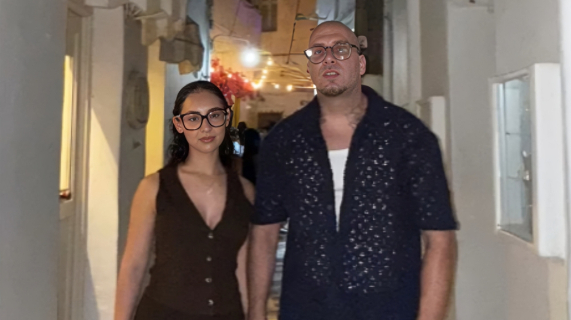 Κλαυδία: Η βραδινή βόλτα με τον Oge στη Νάξο - Δείτε τη φωτογραφία