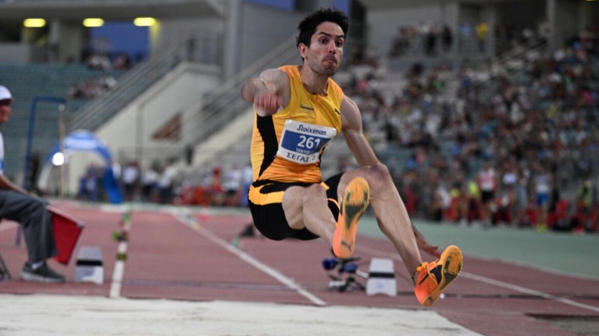 Ο Τεντόγλου έκανε ένα έγκυρο άλμα (8.12μ.) και σταμάτησε λόγω ενοχλήσεων στο Πανελλήνιο πρωτάθλημα