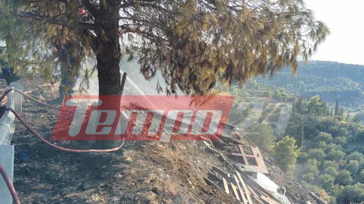 Φωτιά στα Βραχνέικα κοντά σε πίστα καρτ