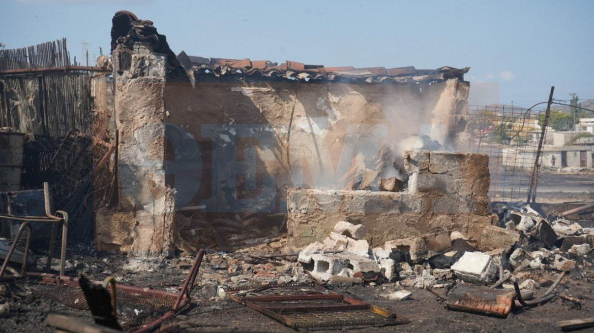 Ένας ηλικιωμένος νεκρός από τη φωτιά στην Κερατέα