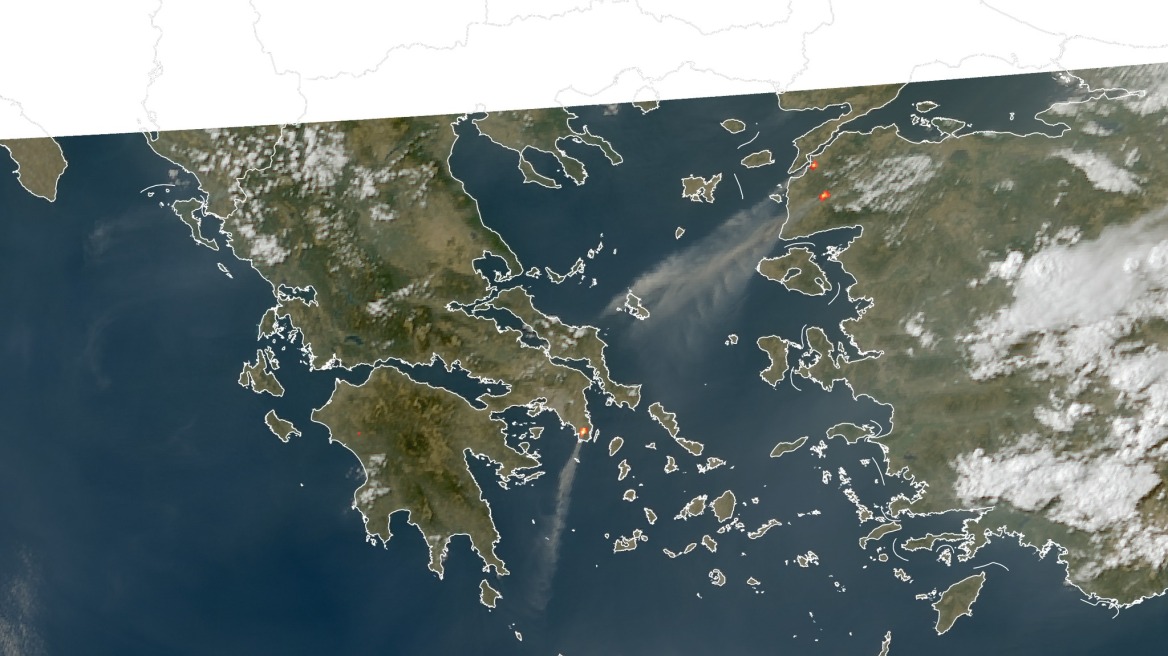 Λαγουβάρδος: Καπνοί από Κερατέα και Τουρκία έφτασαν μέχρι τα Αντικύθηρα και τη Σκύρο