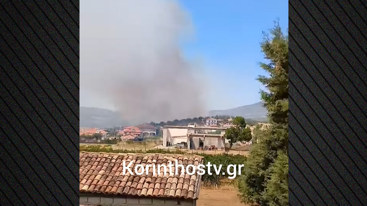 Καλύτερη η εικόνα της φωτιάς στην Αρχαία Νεμέα - 112 για εκκένωση, στη μάχη με τις φλόγες 7 εναέρια