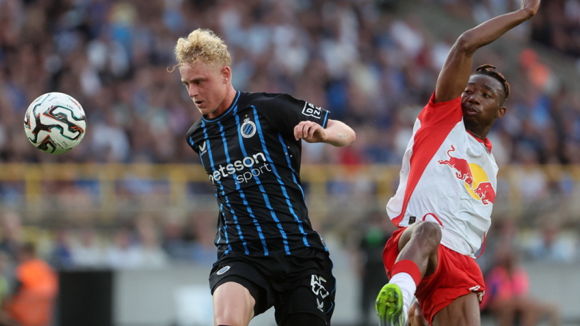 Champions League: Με τρομερή ανατροπή στα playoffs η Μπριζ, 3-2 τη Ζάλτσμπουργκ - Ασίστ ο Τζόλης για τους Βέλγους 