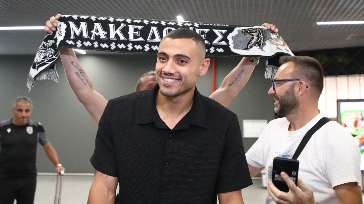 «Πάτησε» Θεσσαλονίκη ο Γιακουμάκης για να υπογράψει στον ΠΑΟΚ - Δείτε βίντεο, φωτογραφίες 