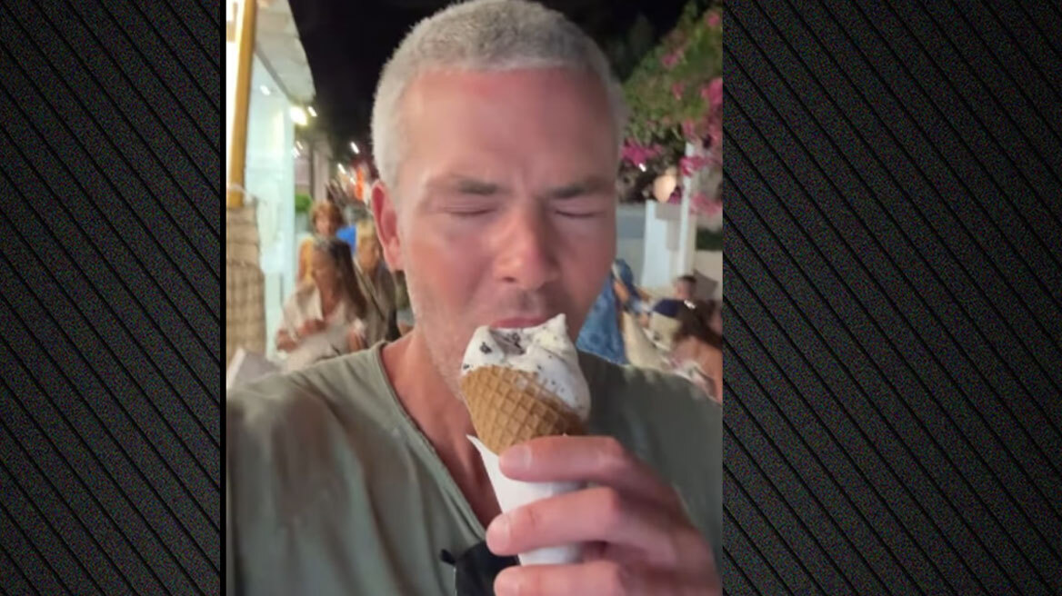 Τηλεοπτικός σταρ έκανε 180 ώρες ταξίδι για ένα παγωτό στην Αντίπαρο!