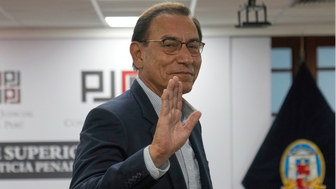 Προφυλακίστηκε ο πρώην πρόεδρος του Περού Βισκάρα για υπόθεση διαφθοράς 