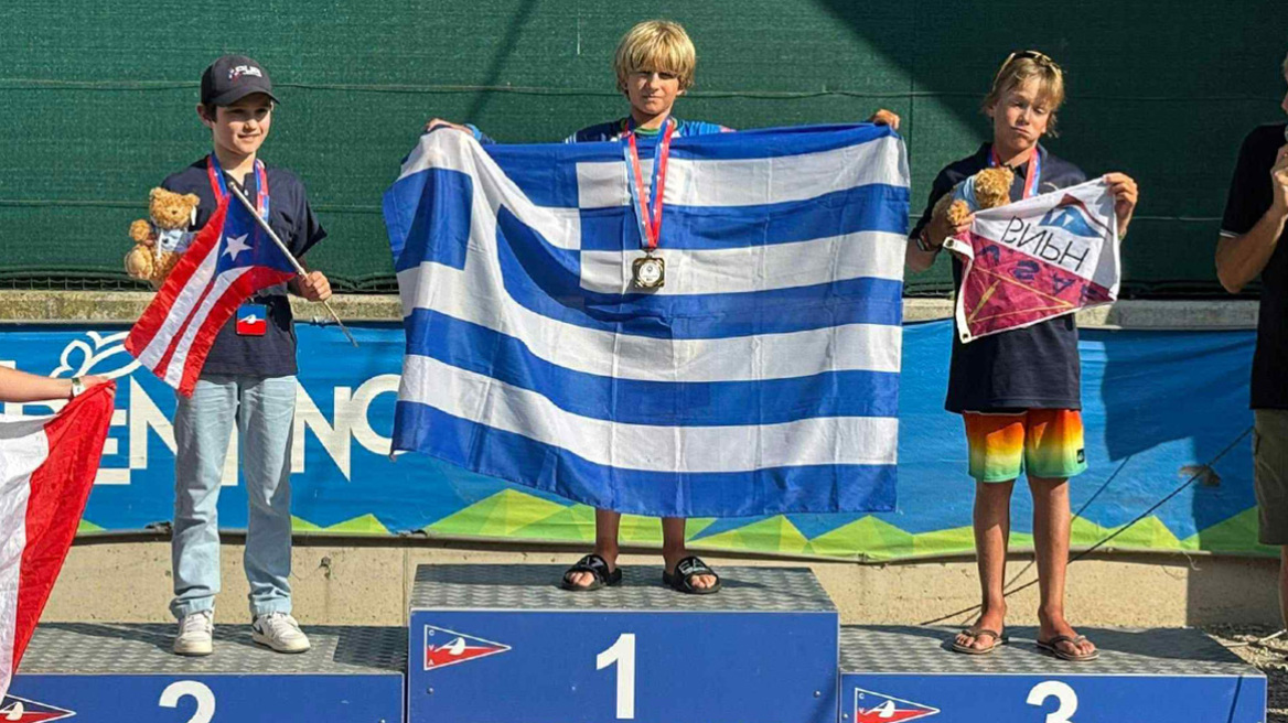 Στην κορυφή του κόσμου 10χρονος Έλληνας ιστιοπλόος
