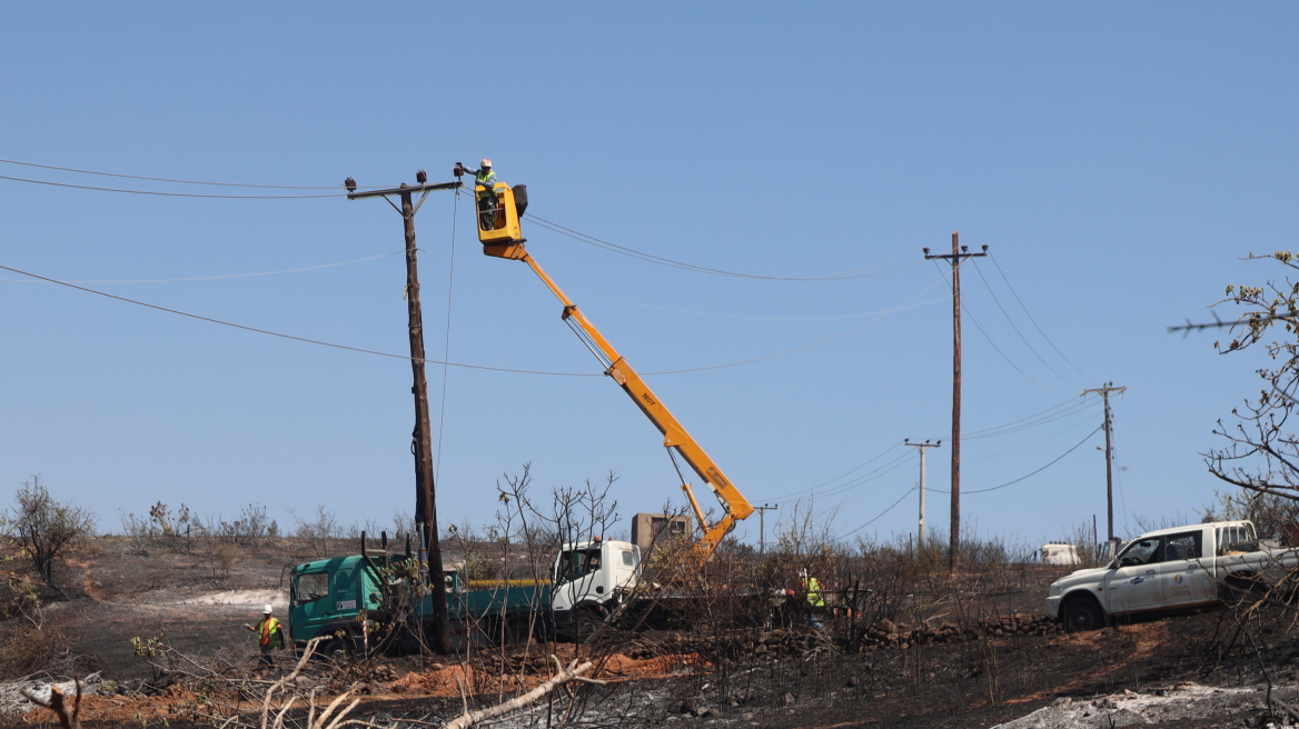 Χωρίς ρεύμα παραμένει το 60% της Βολισσού στη Χίο
