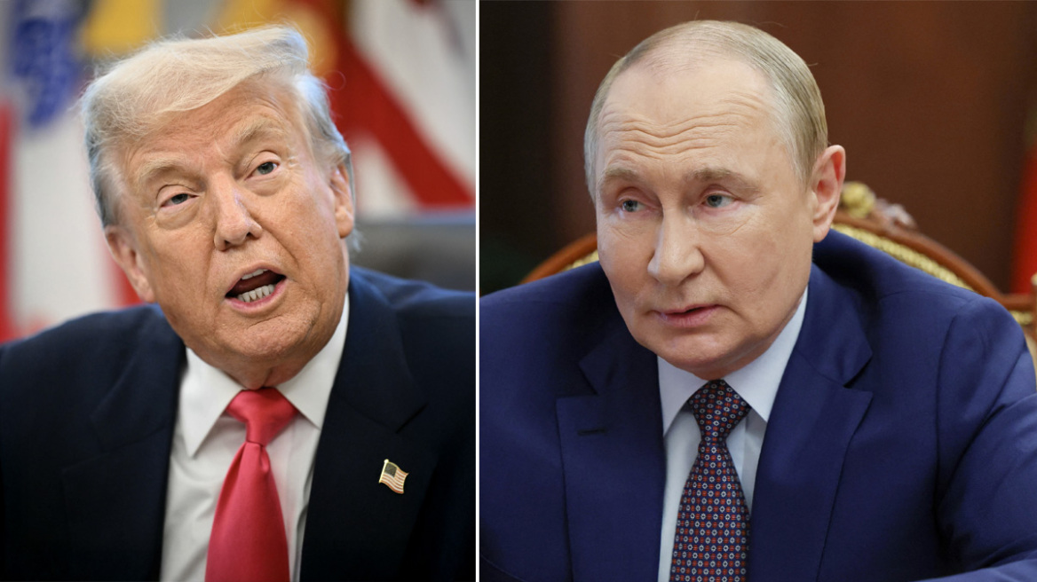 Σε εξέλιξη η συνομιλία Τραμπ και Πούτιν