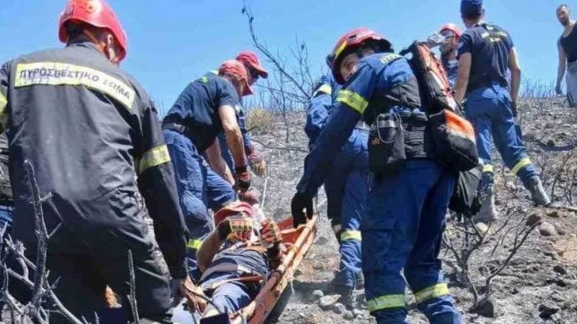 Πυροσβέστης έπεσε σε γκρεμό στην Πάτρα - Τον έσωσαν συνάδελφοί του από την ΕΜΑΚ
