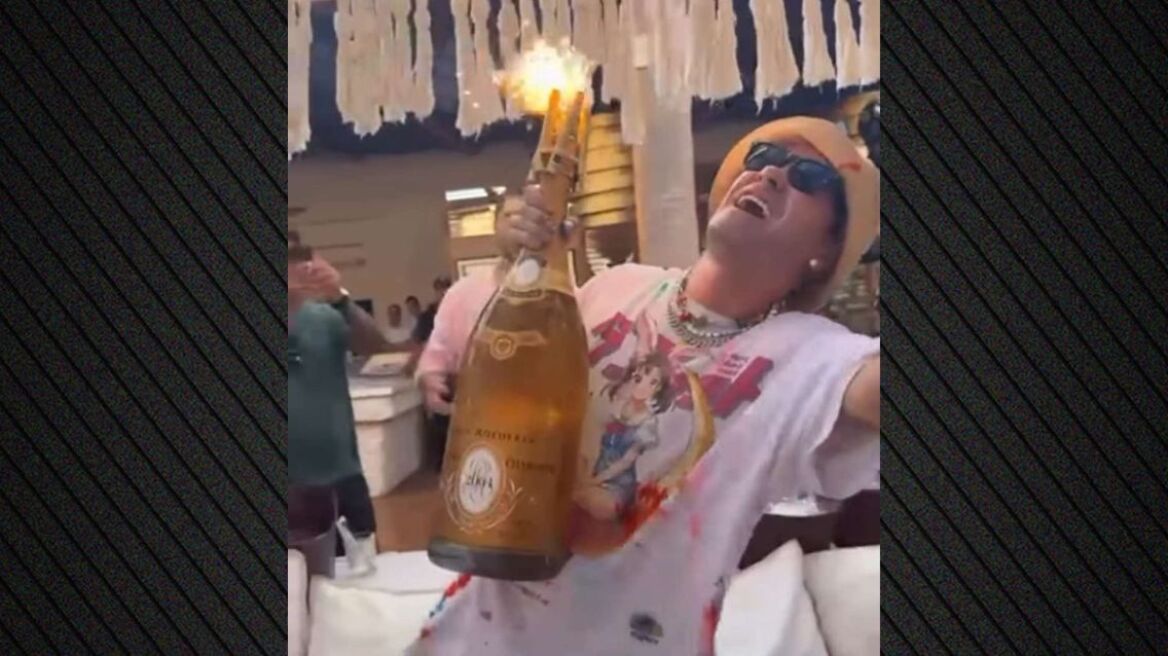 Ο Alec Monopoly στο Principote της Μυκόνου - Δείτε βίντεο
