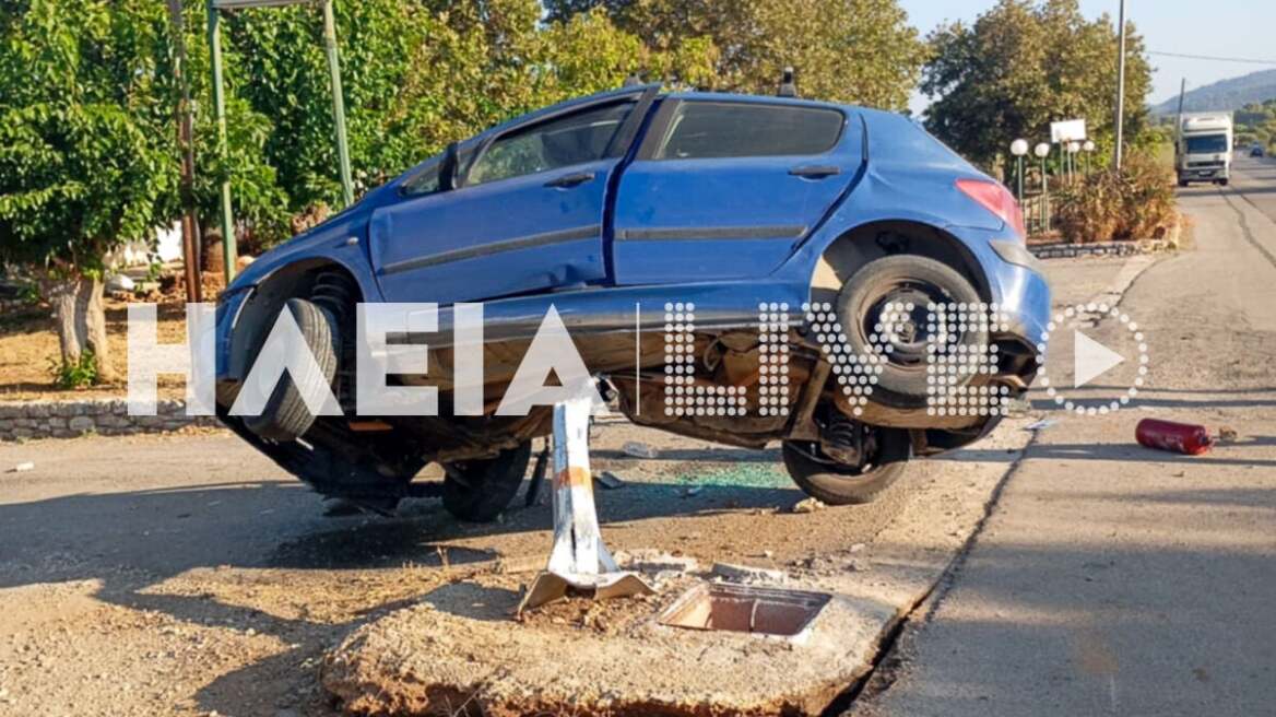 Νεκρός 75χρονος σε τροχαίο στην εθνική οδό Πύργου-Κυπαρισσίας: Το αυτοκίνητό του έπεσε σε κολώνα φωτισμού και «δίπλωσε», δείτε φωτογραφίες