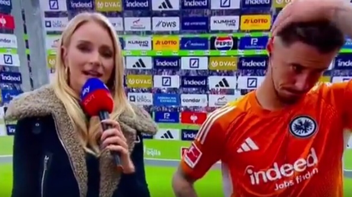 «Πώς αισθάνεσαι για τη νίκη;»: Η επική ερώτηση δημοσιογράφου σε παίκτη της Βέρντερ Βρέμης που ηττήθηκε με 4άρα από την Άιντραχτ - Βίντεο 