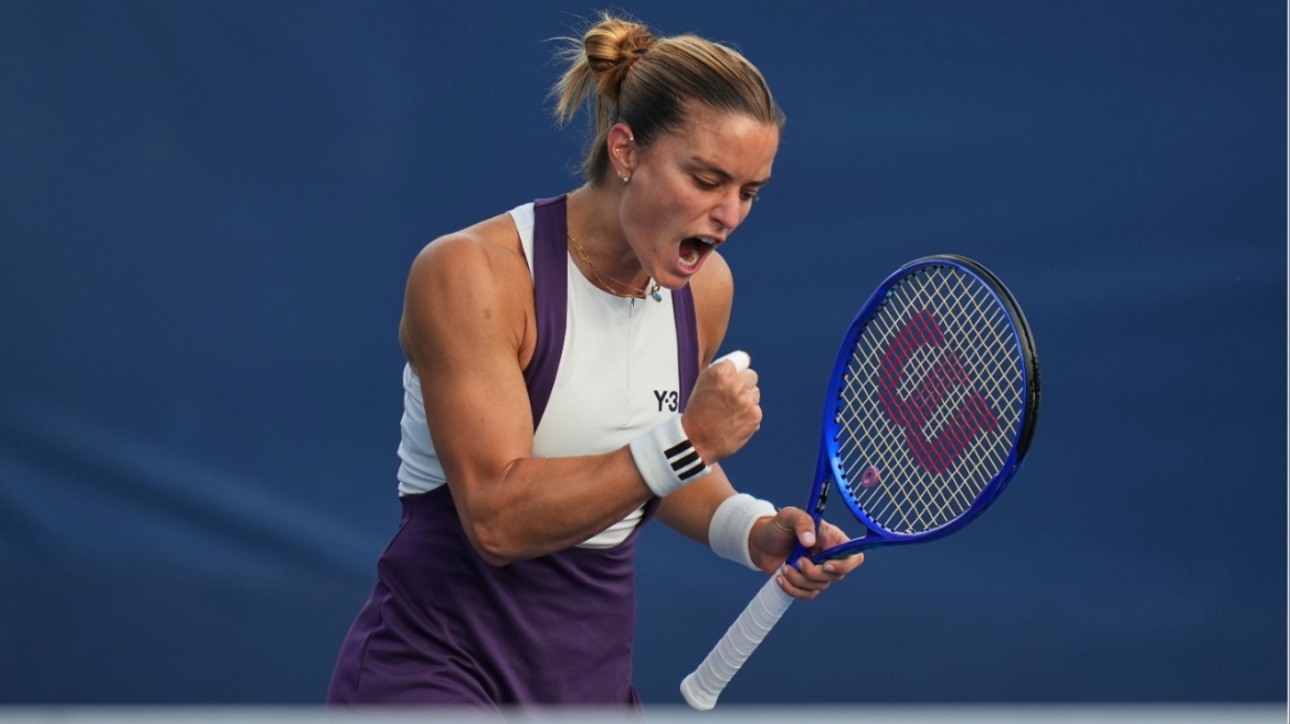 Η Σάκκαρη άντεξε σε «μαραθώνιο» αγώνα 3,5 ωρών - Νίκησε την Κρούγκερ 2-1 και συνεχίζει στο Πεκίνο 