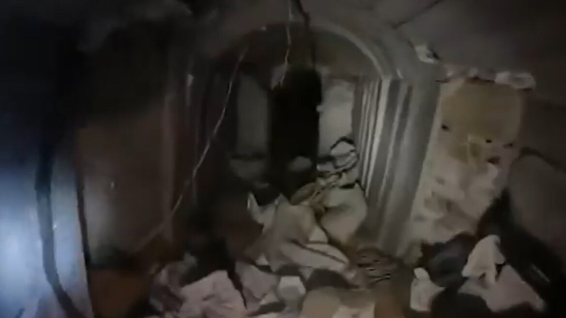 Βίντεο των IDF από την καταστροφή τούνελ της Χαμάς στη Γάζα - Σφραγίστηκε με μπετόν