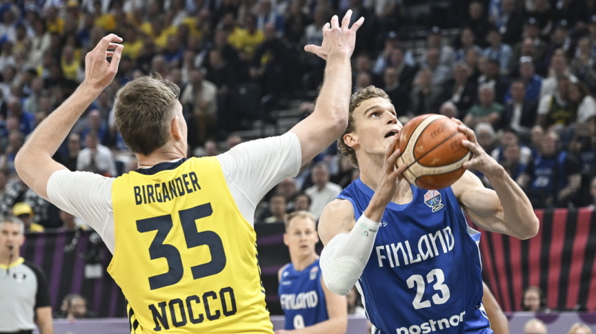 Eurobasket 2025: H Φινλανδία δύσκολα 93-90 την Σουηδία - Βίντεο
