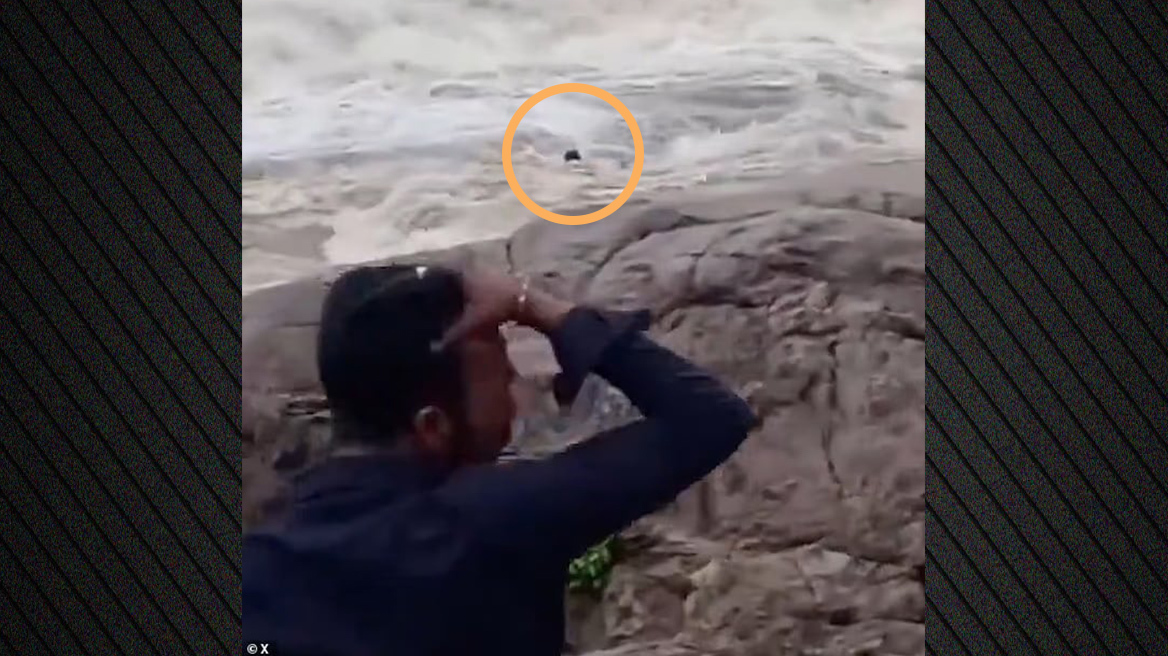 Η στιγμή που καταρράκτης «κατάπιε» 22χρονο Youtuber στην Ινδία - Δείτε βίντεο 