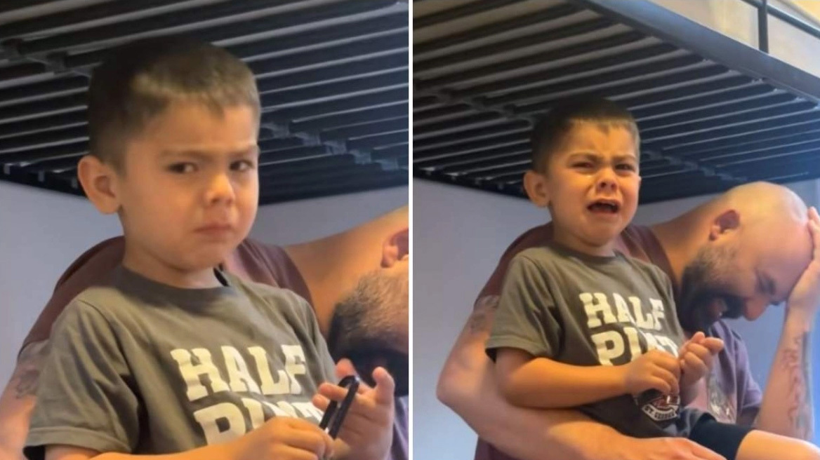 Παιδί ξέσπασε σε κλάματα όταν έμαθε ότι ο Ντόναλντ Τραμπ είναι αληθινός (vid)