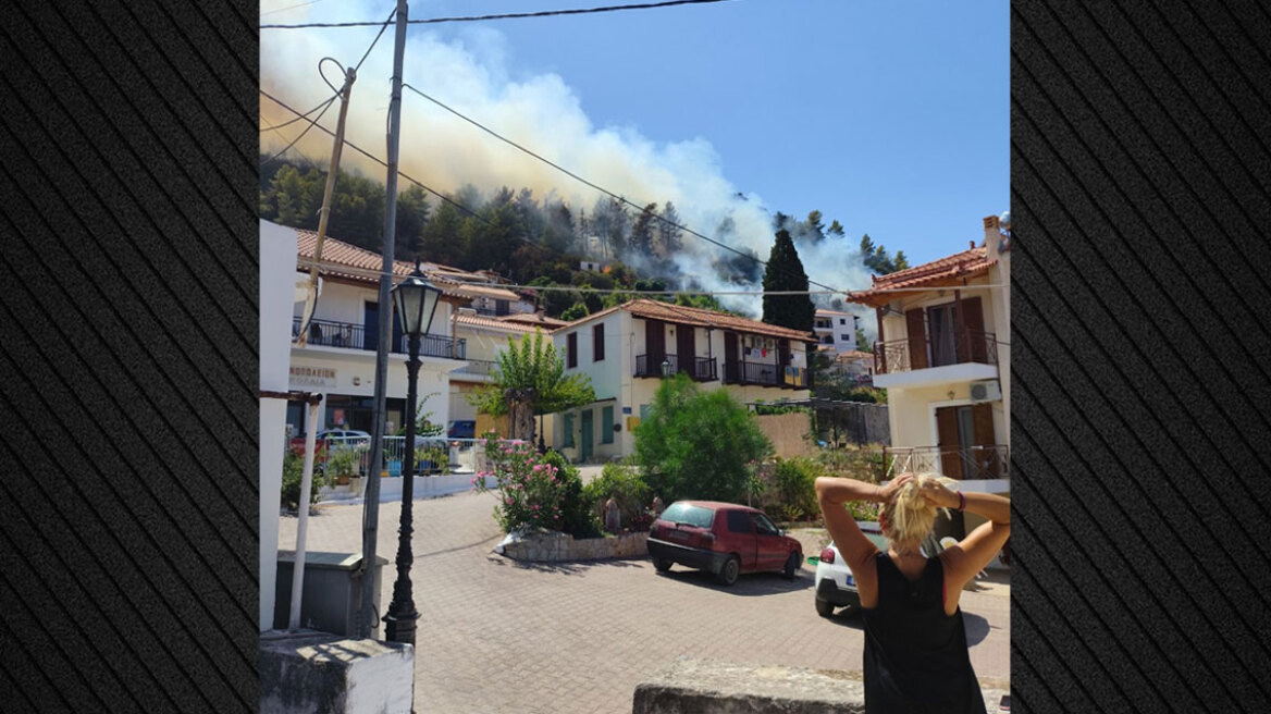 Φωτιά τώρα σε δάσος στο Διαβολογέφυρο Τροιζήνας - Σηκώθηκαν 6 εναέρια, δείτε βίντεο