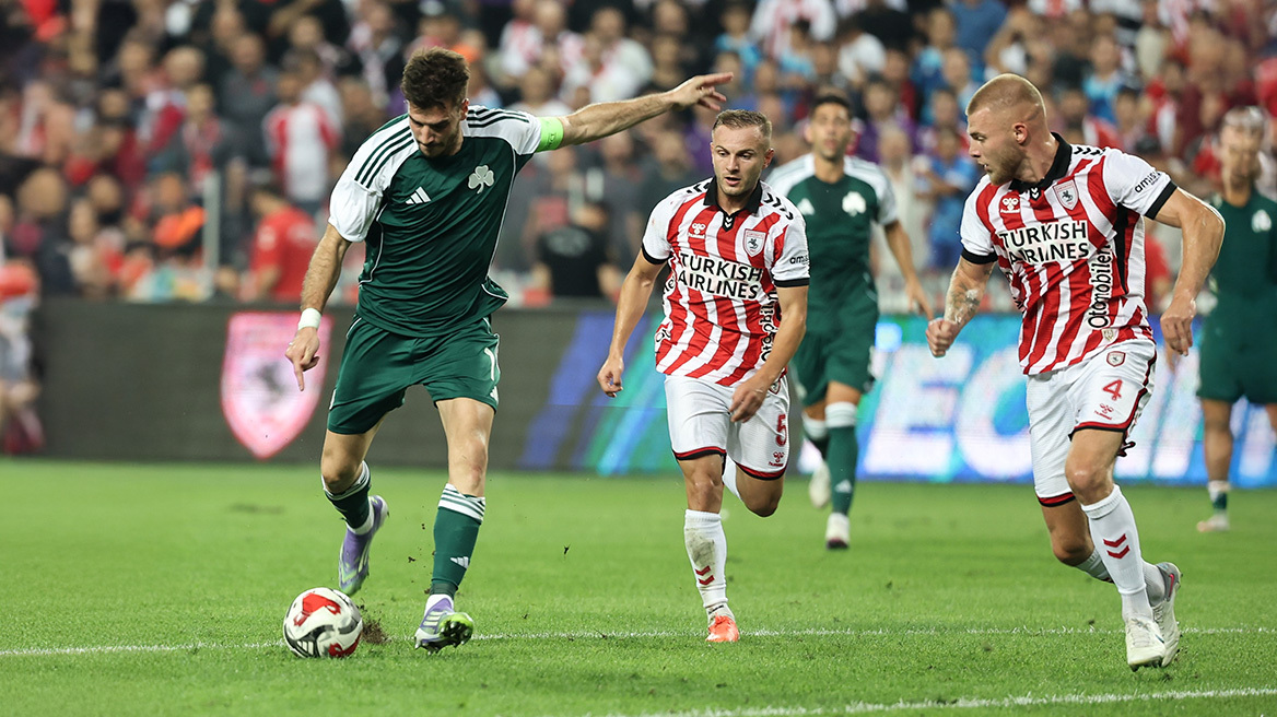 Πανάξια στη League Phase του Europa League ο Παναθηναϊκός, 0-0 με την Σαμσουνσπόρ στην Τουρκία - Βίντεο 