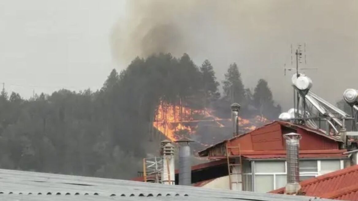 Υπό μερικό έλεγχο η φωτιά στα Γρεβενά