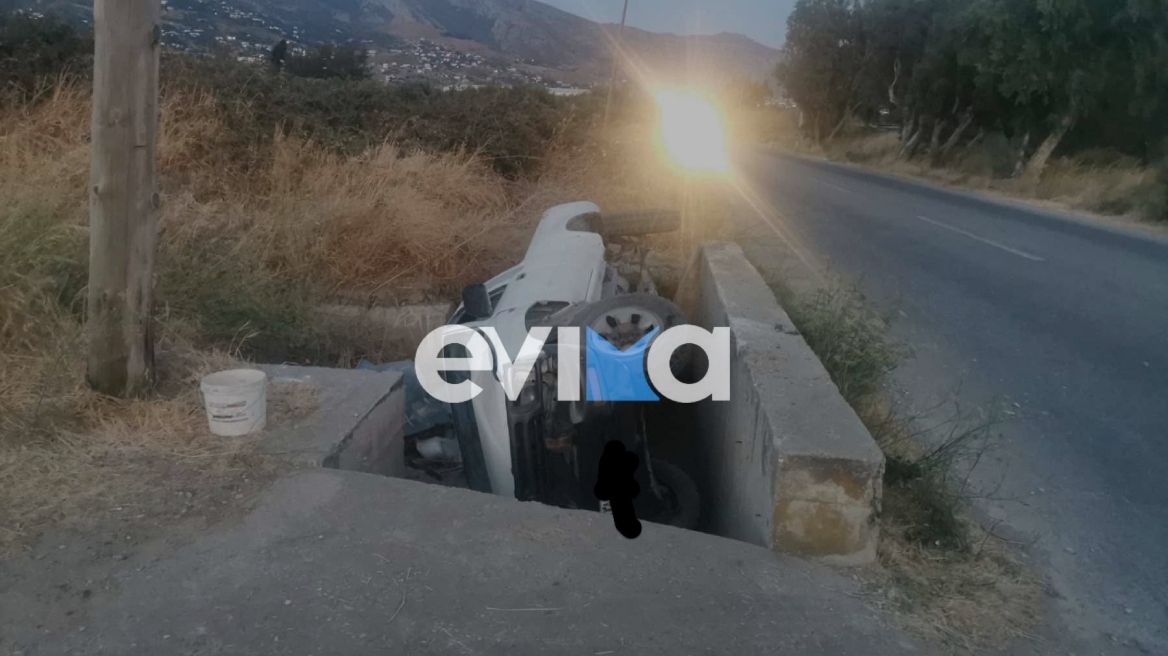 Τροχαίο με δύο τραυματίες στη νότια Εύβοια 