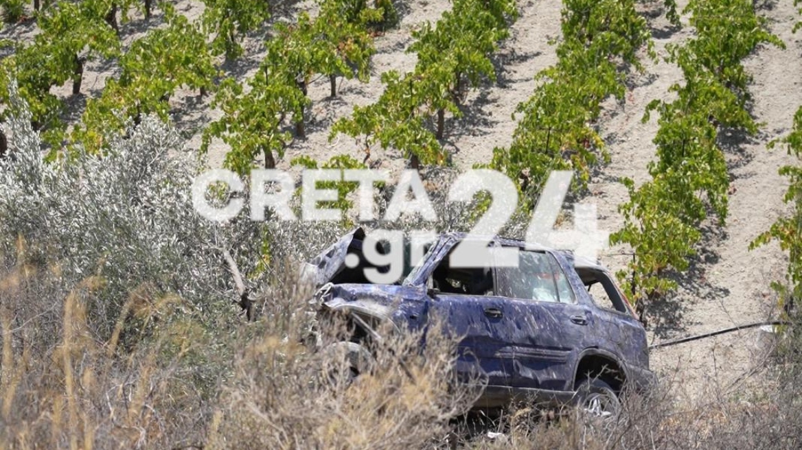 Τραγωδία στις Δαφνές Ηρακλείου: Ηλικιωμένος έπεσε με το όχημά του σε γκρεμό και έχασε τη ζωή του