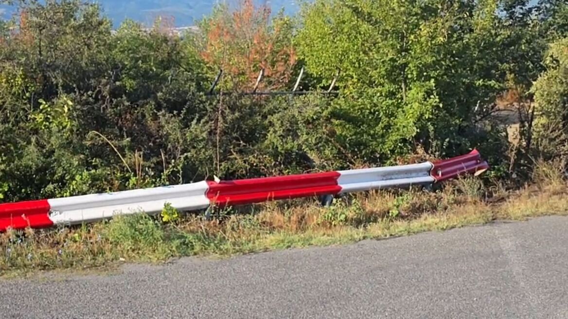 Σφοδρή σύγκρουση με πλευρικές μπαριέρες.