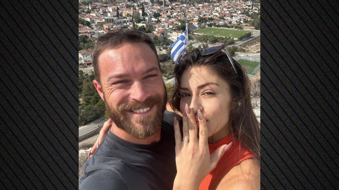 Στέφανος Μιχαήλ - Νάταλι Κάτερ: Οι φωτογραφίες με το μονόπετρο λίγο πριν τον γάμο τους
