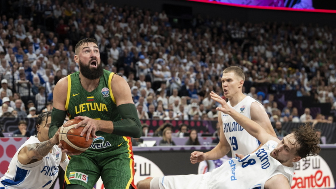 Eurobasket 2025: Πήρε το ντέρμπι του δεύτερου ομίλου η Λιθουανία, 81-78 την οικοδέσποινα Φινλανδία - Βίντεο 