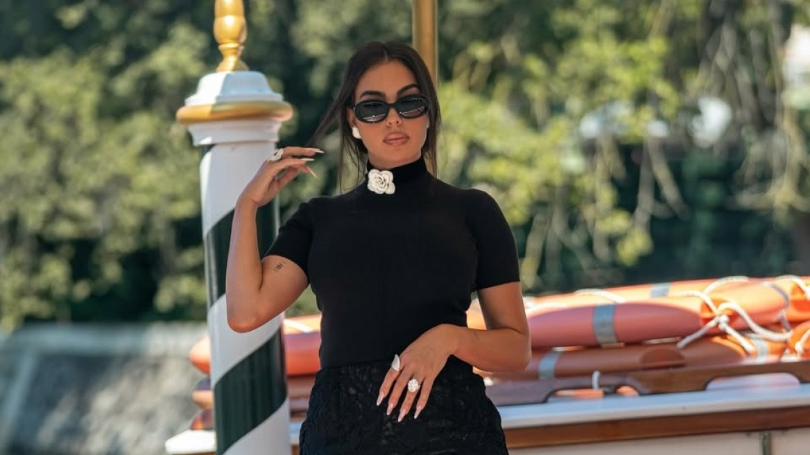 Τζορτζίνα Ροντρίγκεζ: Στη Βενετία με πρώτο πλάνο το δαχτυλίδι των 3,7 εκατ. λιρών από τον Κριστιάνο Ρονάλντο