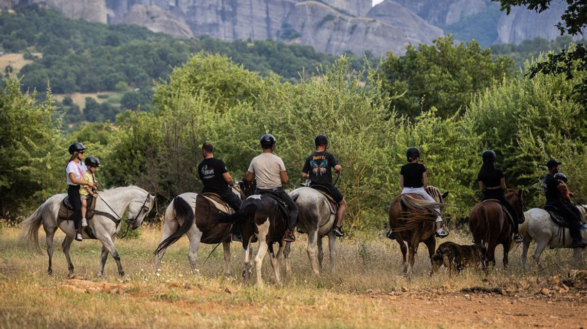 Κυνήγι τρούφας με άλογα στα Μετέωρα
