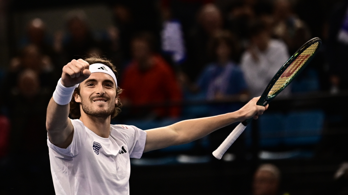 Davis Cup: Με Τσιτσιπά η Ελλάδα στο ΟΑΚΑ απέναντι στη Βραζιλία 