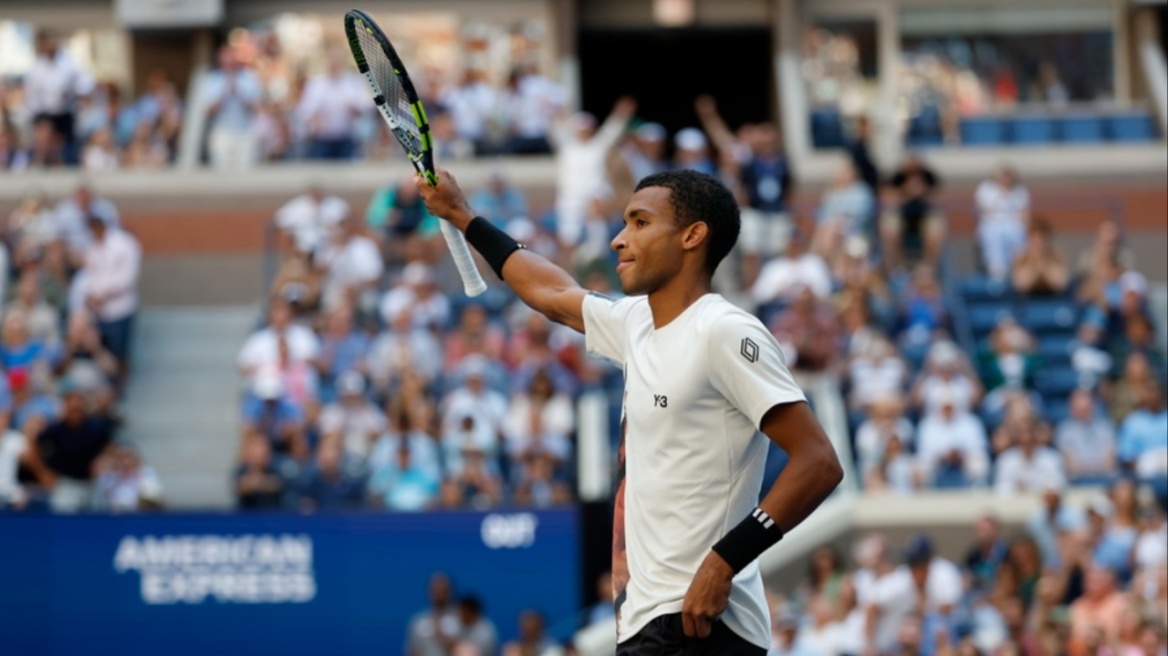 Στα ημιτελικά του US Open o Οζέρ-Αλιασίμ, 3-1 τον Άλεξ ντε Μινόρ - Δείτε βίντεο
