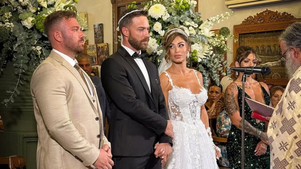 Ο Στέφανος Μιχαήλ και η Νάταλι Κάτερ δημοσίευσαν φωτογραφίες από τον γάμο τους