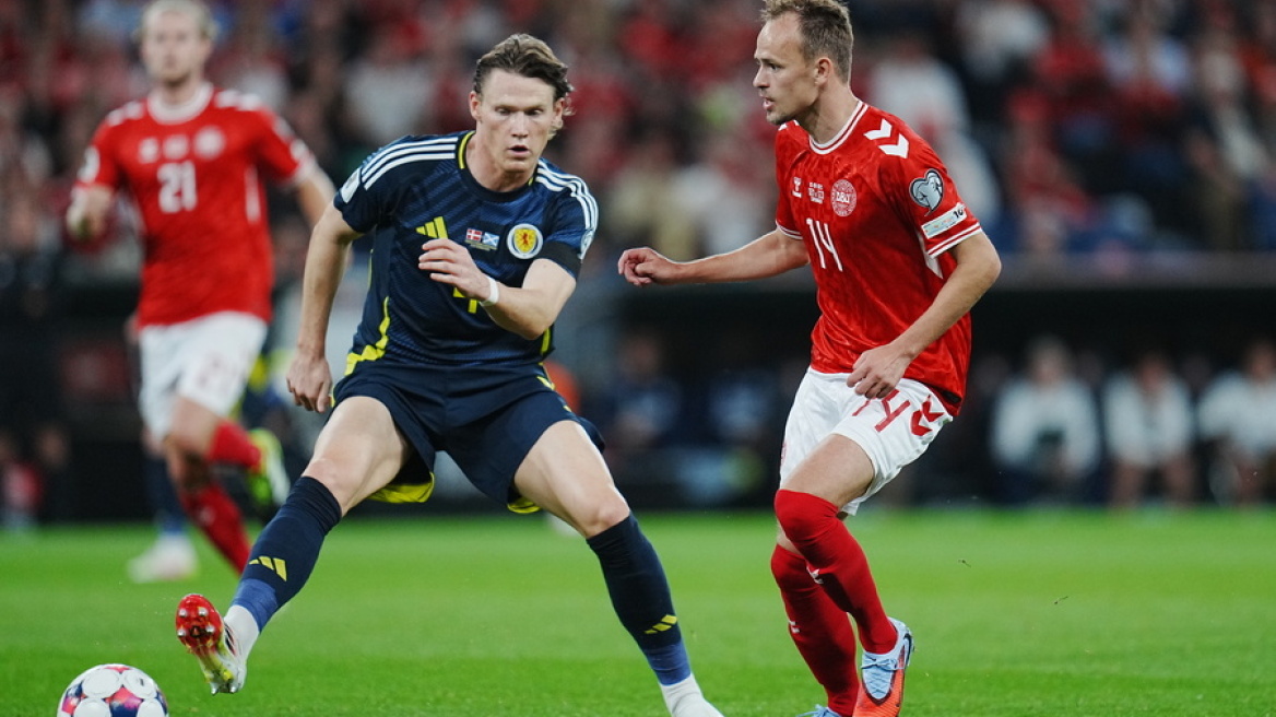 Έμεινε στο 0-0 η Δανία με την Σκωτία - Στην κορυφή της βαθμολογίας η Ελλάδα 