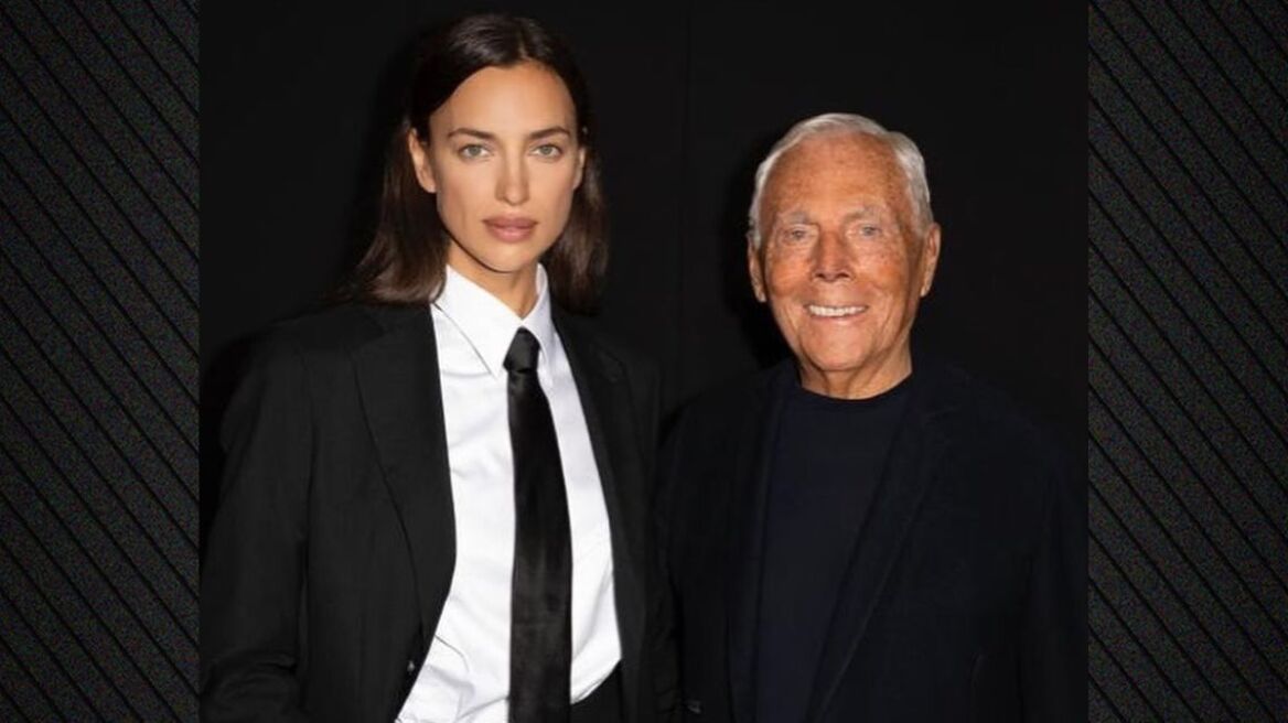 Η Ιρίνα Σάικ αποχαιρετά τον Τζόρτζιο Αρμάνι: «Νιώθω τόσο τυχερή που δούλεψα μαζί σου»