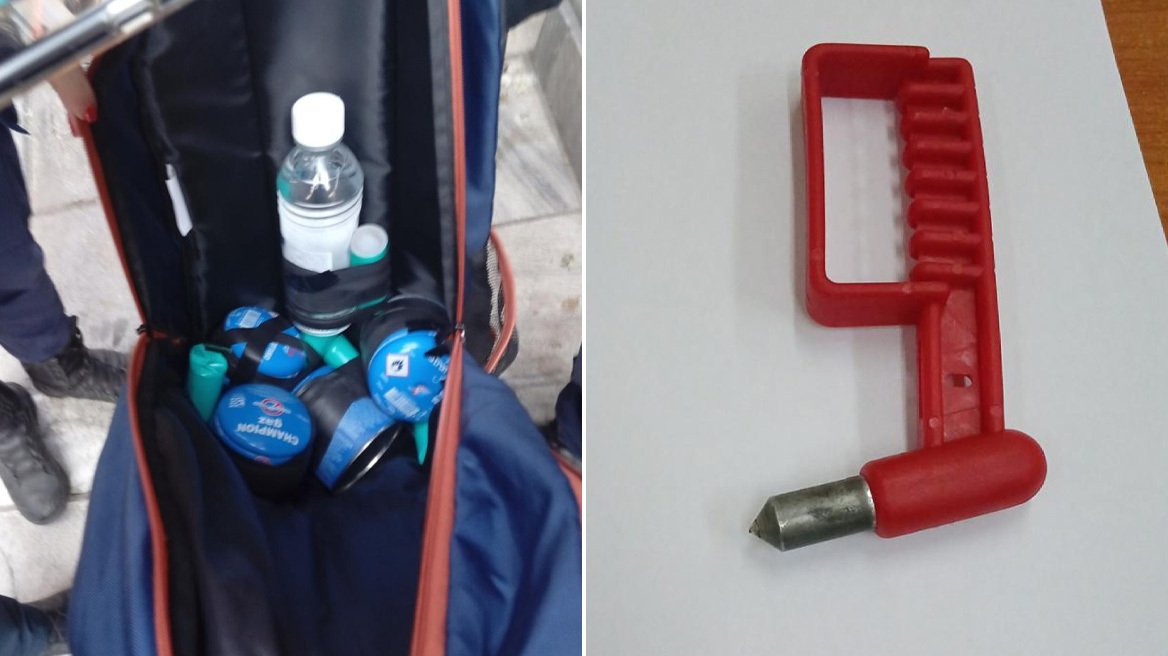 Με γκαζάκια και σφυρί από λεωφορείο πήγαν στη συγκέντρωση για τα Τέμπη στο Σύνταγμα - Τρεις συλλήψεις